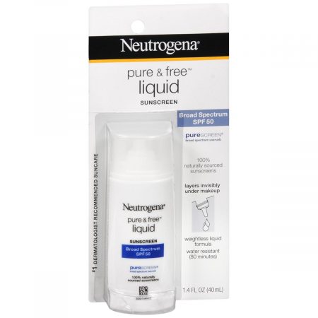 Neutrogena Pure & Free Liquid Sunscreen SPF 50 - 1.4 OZ