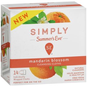 Simply Summer's Eve Cleansing Cloths Mandarin Blossom - 14 EA