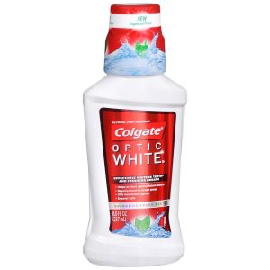 colgate optic white mouthwash 8 oz