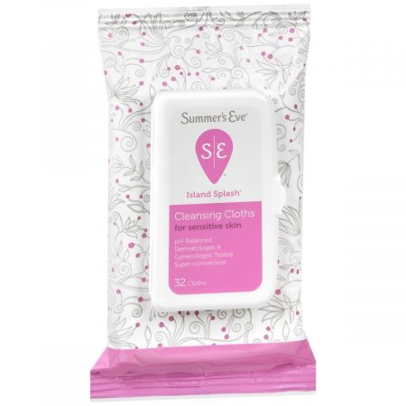 Summer's Eve Cleansing Cloths Island Splash - 32 EA