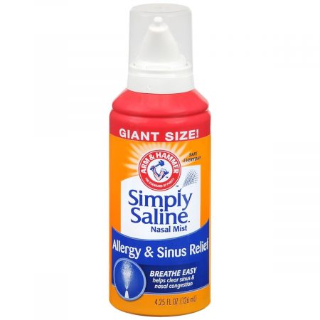 Simply Saline Nasal Mist Allergy & Sinus Relief - 4.6 OZ