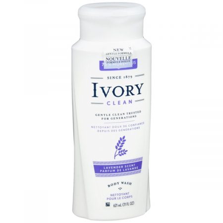 Ivory Clean Body Wash Lavender Scent - 21 OZ