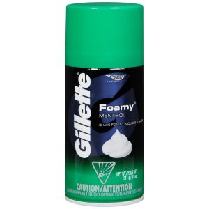 Gillette Shave Foam Foamy Menthol - 11 OZ