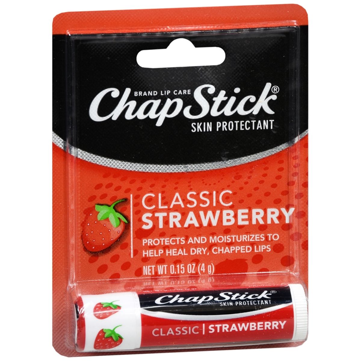 ChapStick Skin Protectant Classic Strawberry - 0.15 OZ