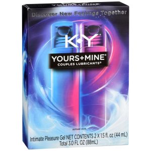 K-Y Yours+Mine Couples Lubricants - 3 OZ