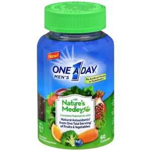 One A Day Men's With Nature's Medley Multivitamin Gummies - 60 EA