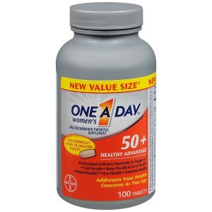 One A Day Women's 50+ Healthy Advantage Multivitamin/Multimineral Supplement Tablets - 100 TB