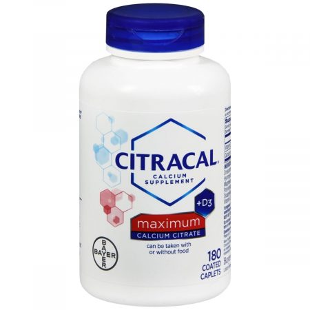 Citracal + D3 Maximum Calcium Citrate Coated Caplets - 180 CP