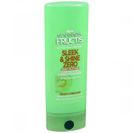 Garnier Fructis Active Fruit Protein Sleek & Shine Zero Fortifying Conditioner With Marula Oil - 12 OZ