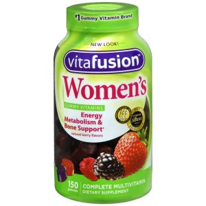 Vitafusion Women's Complete Multivitamin Dietary Supplement Gummies Natural Berry Flavors - 150 EA