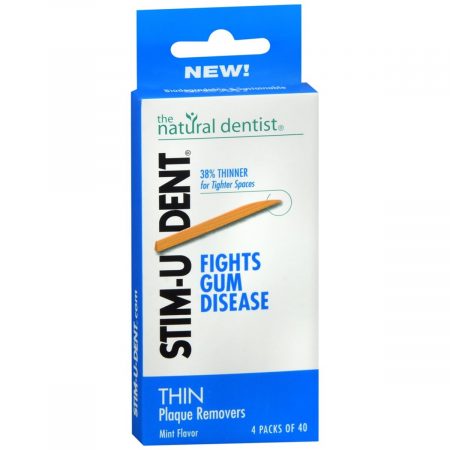 Stim-U-Dent Thin Plaque Removers Mint Flavor - 160 EA