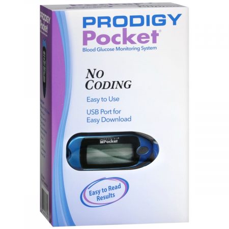 PRODIGY Pocket Blood Glucose Monitoring System Blue - 1 EA