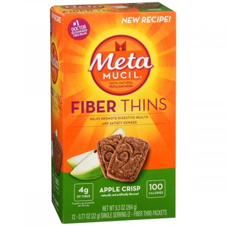 Meta Mucil Fiber Thins Apple Crisp - 24 EA