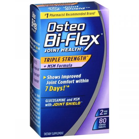 Osteo Bi-Flex Joint Health Triple Strength + MSM Formula Joint Health Coated Tablets - 80 TB