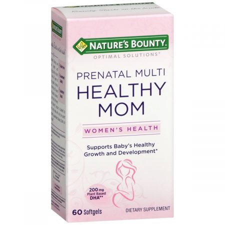 Nature's Bounty Optimal Solutions Healthy Mom Prenatal Multi Dietary Supplement Softgels - 60 CP