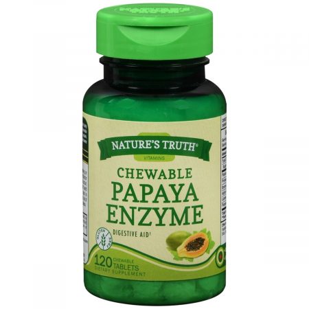 Nature's Truth Chewable Papaya Enzyme Tablets - 120 TB
