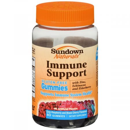 Sundown Naturals Immune Support Gummies Cran-Berry and Black Cherry Flavored - 60 EA