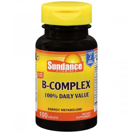 Sundance Vitamins B-Complex Caplets - 100 TB