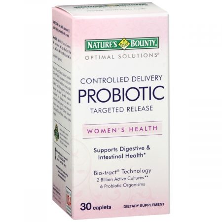 Nature's Bounty Optimal Solutions Controlled Delivery Probiotic Targeted Release Caplets - 30 CP