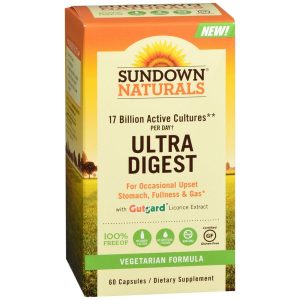 Sundown Naturals Ultra Digest With GutGard Capsules - 60 TB