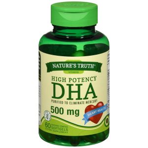 Nature's Truth High Potency DHA 500 mg Enteric Coated Softgels - 60 CP