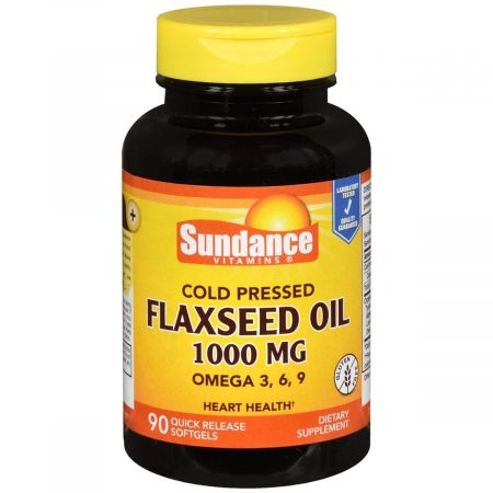 Sundance Vitamins Flaxseed Oil 1000 mg Softgels - 90 CP