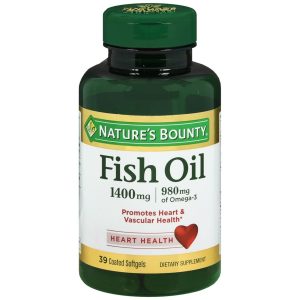 Nature's Bounty Fish Oil 1400 mg Coated Softgels - 39 CP