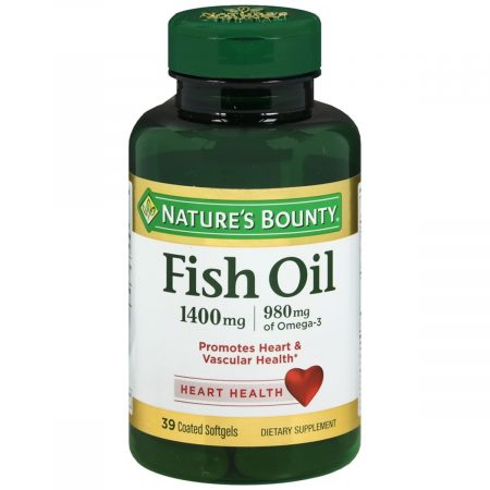 Nature's Bounty Fish Oil 1400 mg Coated Softgels - 39 CP