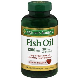 Nature's Bounty Fish Oil 1200 mg Softgels - 200 CP