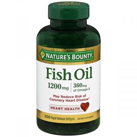 Nature's Bounty Fish Oil 1200 mg Softgels - 200 CP