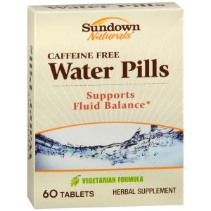 Sundown Naturals Caffeine Free Water Pills Tablets - 60 TB