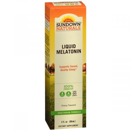 Sundown Naturals Liquid Melatonin Cherry Flavor - 2 OZ