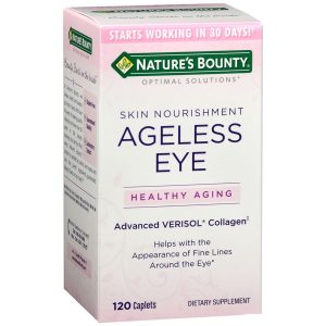 Nature's Bounty Optimal Solutions Skin Nourishment Ageless Eye Dietary Supplement Caplets - 120 TB