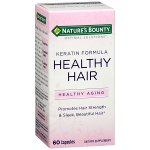 Nature's Bounty Optimal Solutions Keratin Formula Healthy Hair Dietary Supplement Capsules - 60 CP