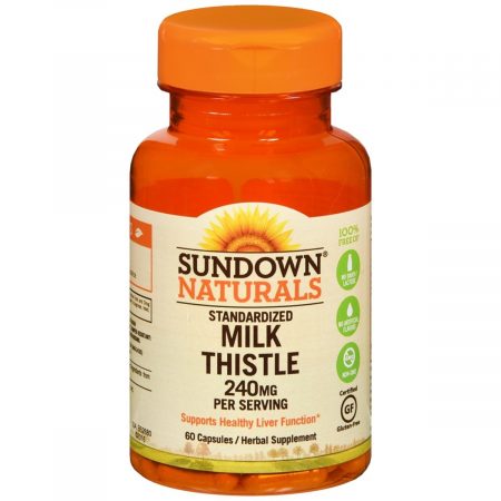 Sundown Naturals Milk Thistle 240 mg per Serving Capsules - 60 CP