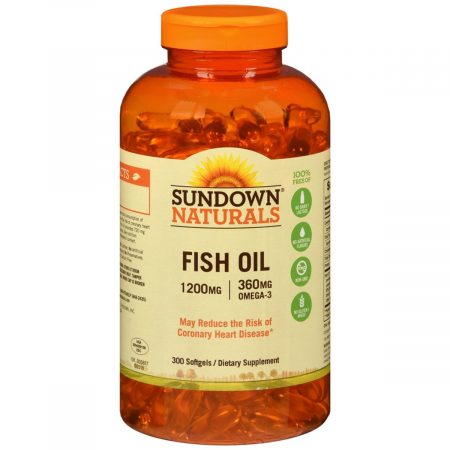 Sundown Naturals Fish Oil 1200 mg Softgels - 300 CP