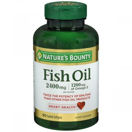 Nature's Bounty Fish Oil 2400 mg Dietary Supplement Softgels - 90 CP