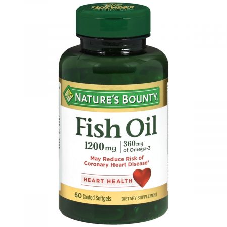 Nature's Bounty Fish Oil 1200 mg Coated Softgels - 60 CP