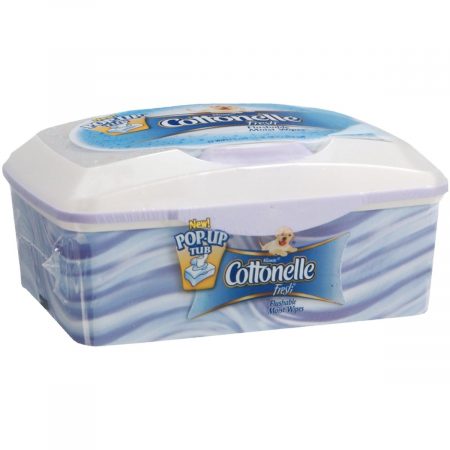 Cottonelle Fresh Flushable Moist Wipes Pop-Up Tub - 42 EA