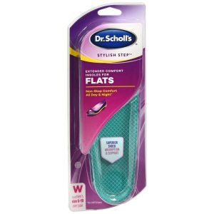 Dr. Scholl's Stylish Step Extended Comfort Insoles For Flats Women's - 1 PR