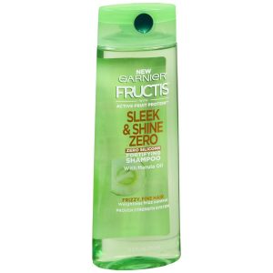 Garnier Fructis Active Fruit Protein Sleek & Shine Zero Fortifying Shampoo With Marula Oil - 12.5 OZ