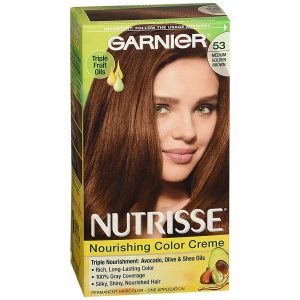 Garnier Nutrisse Nourishing Color Creme Haircolor Medium Golden Brown 53 - 1 EA