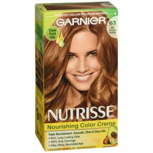 Garnier Nutrisse Nourishing Color Creme 63 Light Golden Brown - 1 EA