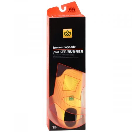 Spenco PolySorb Walker/Runner Replacement Insoles Size 4 - 1 PR