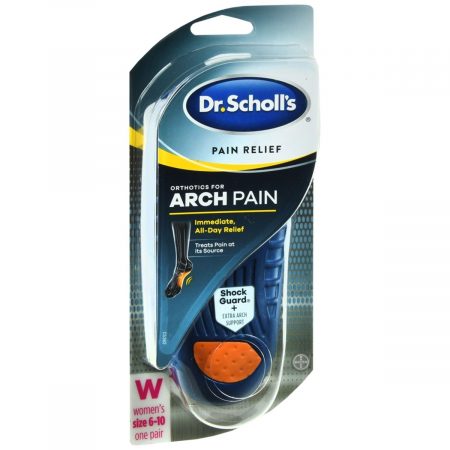 Dr. Scholl's Pain Relief Orthotics For Arch Pain Insoles Women's - 1 PR