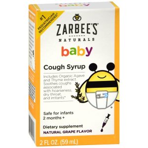 Zarbee's Naturals Baby Cough Syrup Natural Grape Flavor - 2 OZ