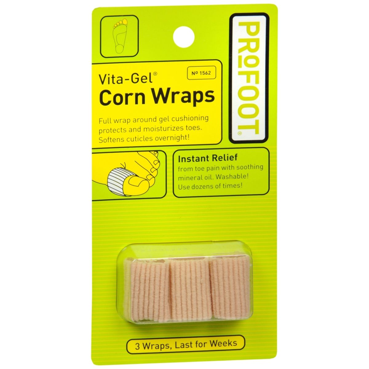 ProFoot Vita-Gel Corn Wraps - 3 EA 1 ProFoot Vita-Gel Corn Wraps - 3 EA