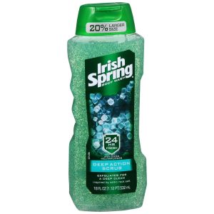 Irish Spring Body Wash Deep Action Scrub - 18 OZ