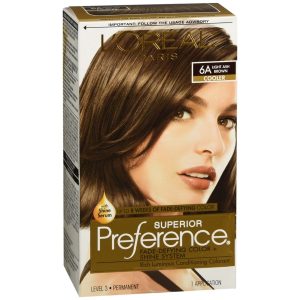 L'Oreal Superior Preference Permanent Hair Color 6A Light Ash Brown (Cooler) - 1 EA