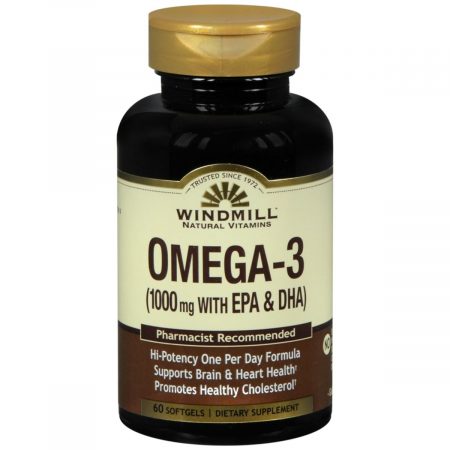 Windmill Omega-3 1000 mg with EPA & DHA Softgels - 60 CP